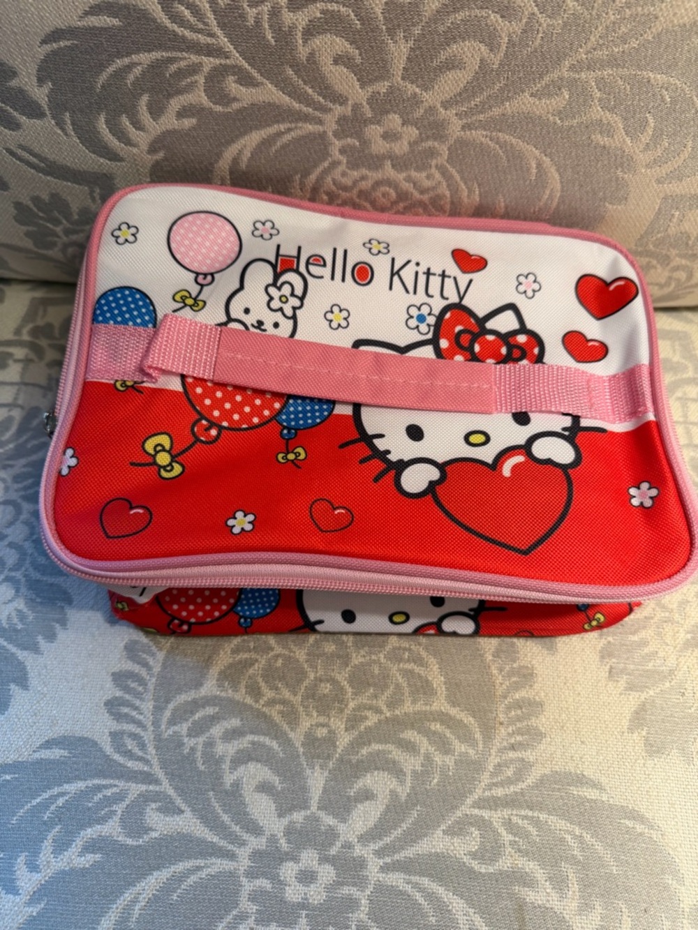 New Hello Kitty Kids lunch Bag -Red Insulated
